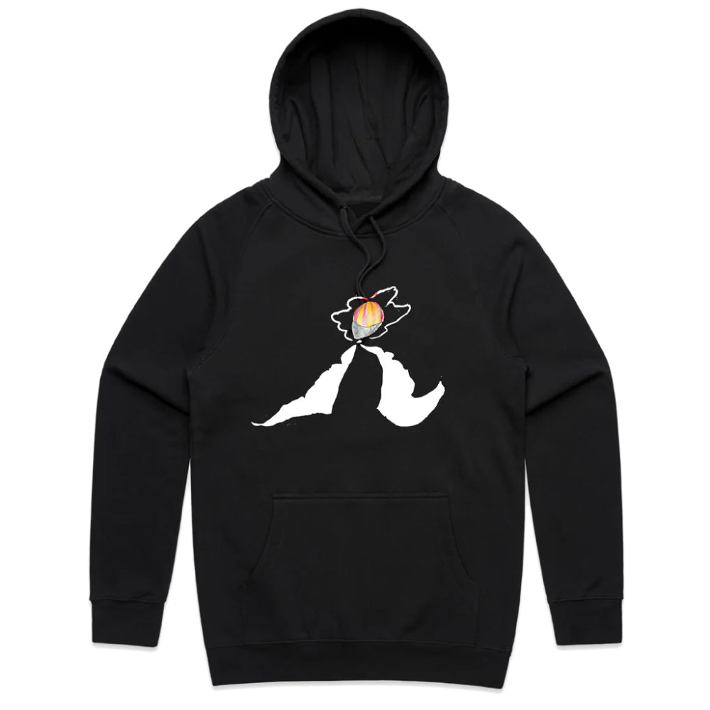 ROCKSTAR ORIGINAL Men's Yarden Grey Graphic Hoodie/Stacked