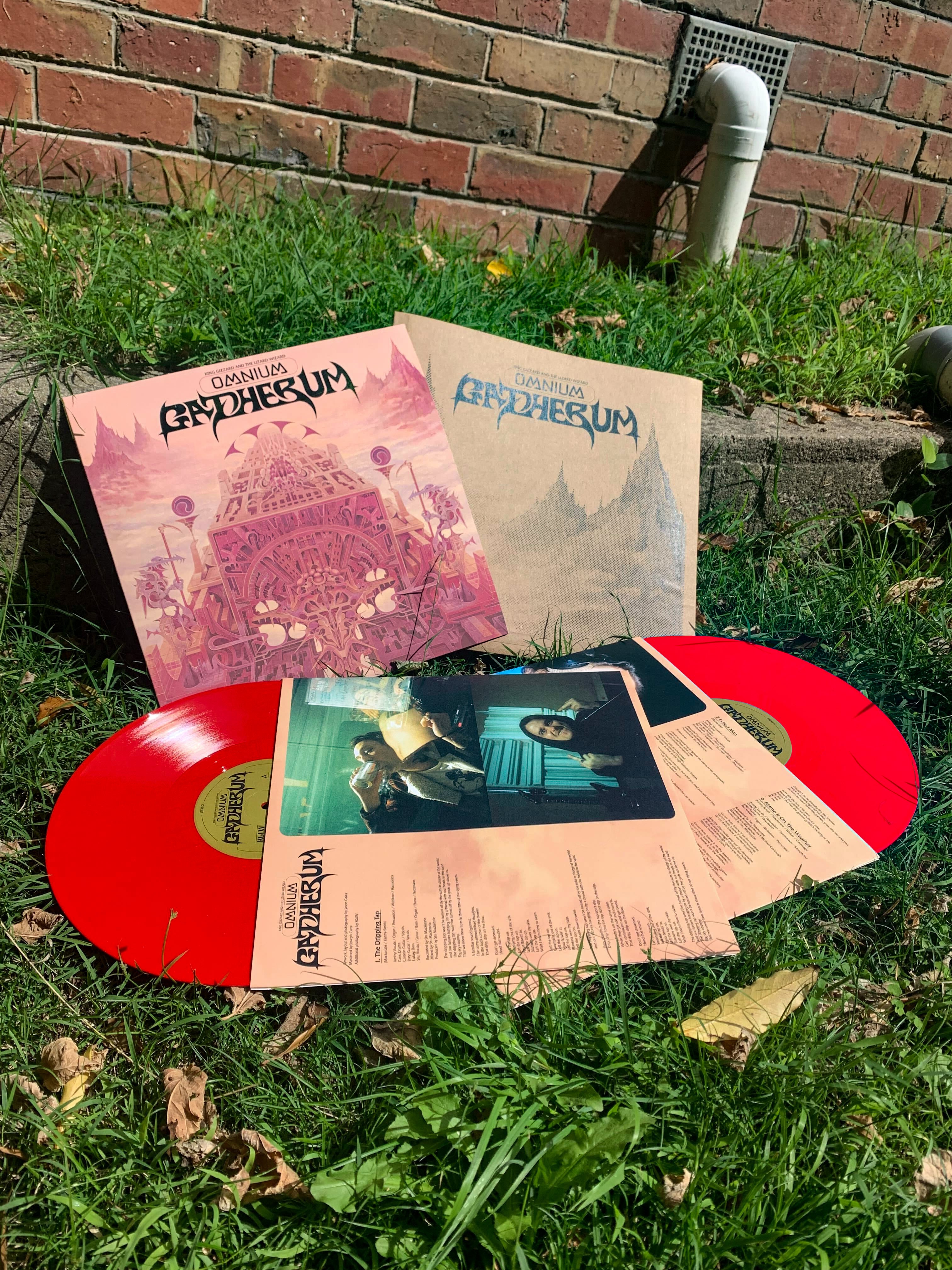 Omnium Gatherum - Reddish Recycled Butterfly LP