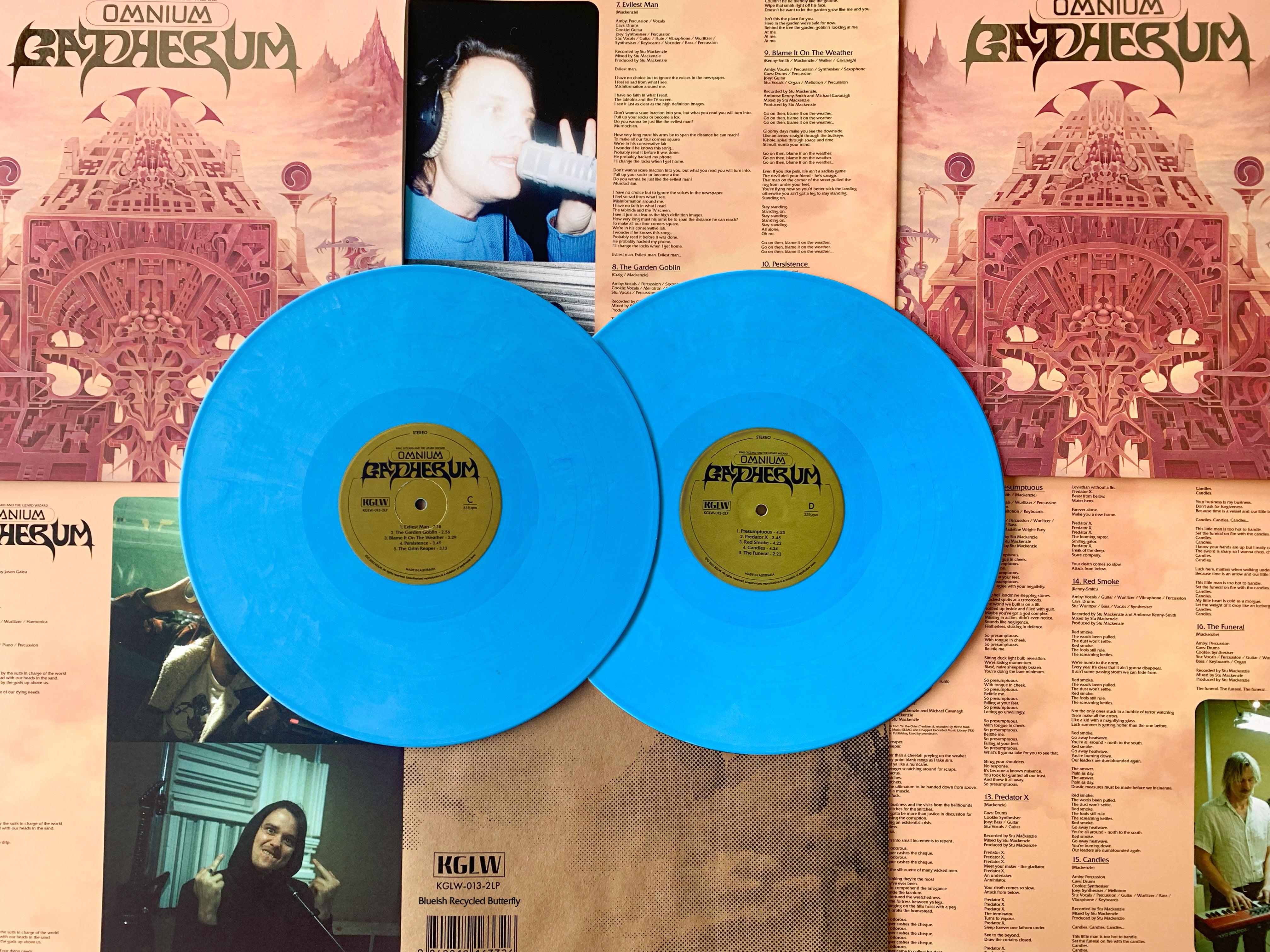 Omnium Gatherum - Blueish Recycled Butterfly LP
