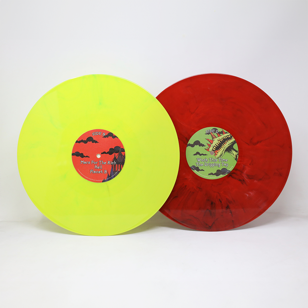 Live at Bonnaroo '22 Plutonium and Magma Color Vinyl (Bootleg By ORG Music) Discs Back