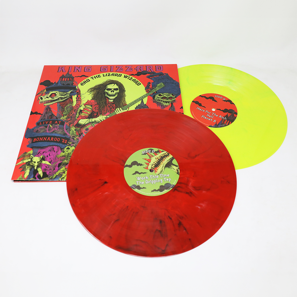 Live at Bonnaroo '22 Plutonium and Magma Color Vinyl (Bootleg By ORG Music) Discs + Sleeve 2