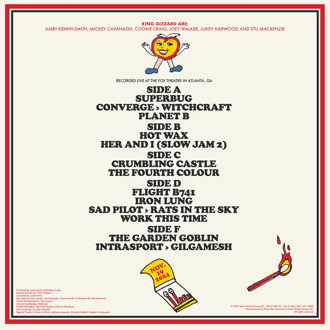 Flame Throwers Vol. 3 (Bootleg By Relix) Back