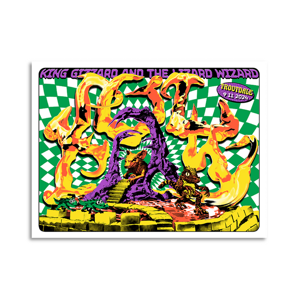 メイプルストーリーiTCG　ポスター Edgefield - Troutdale 2024 Poster - p(doom) records US