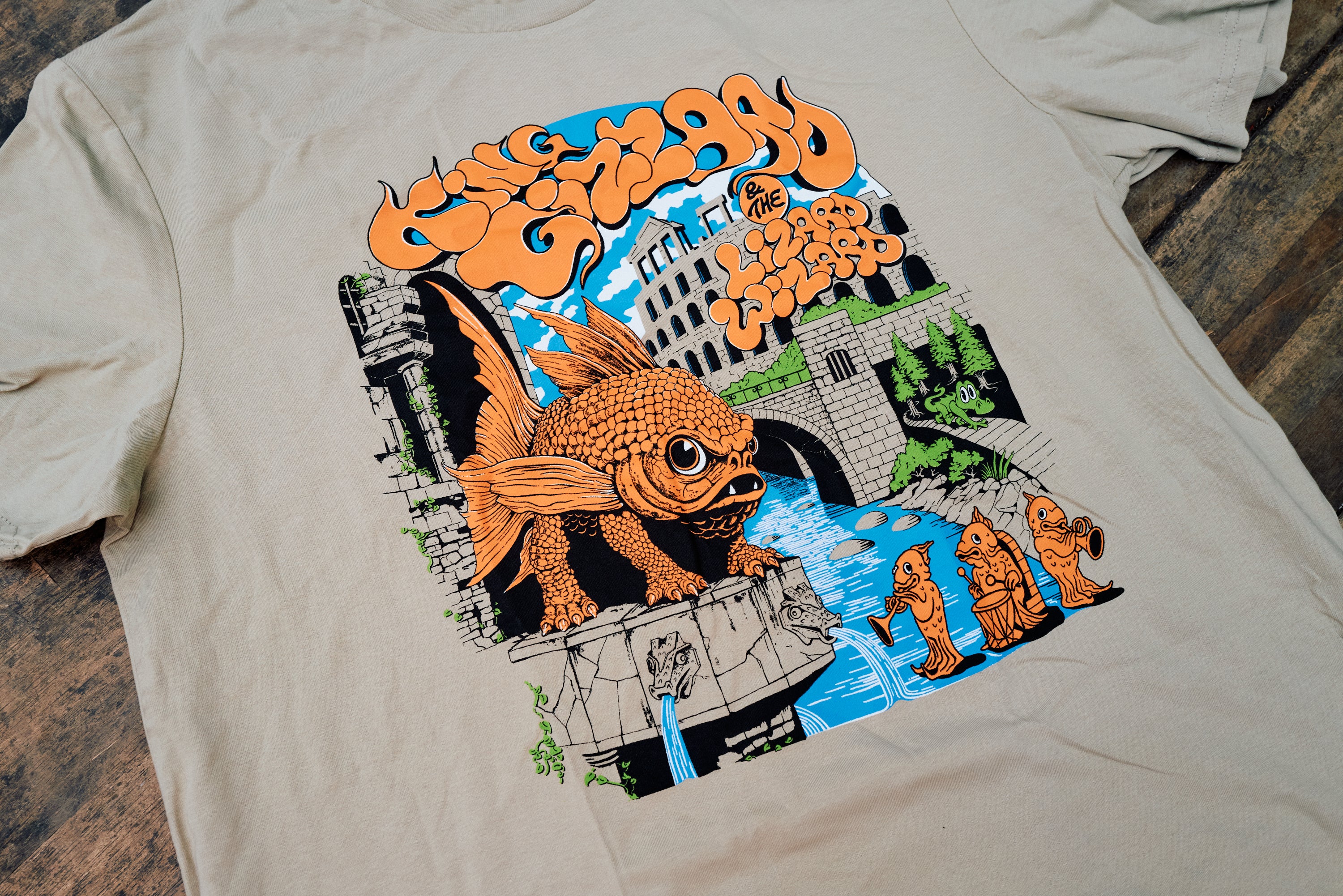 AE GOLDFISHブラウス Goldfish Fountain Tee - p(doom) records US