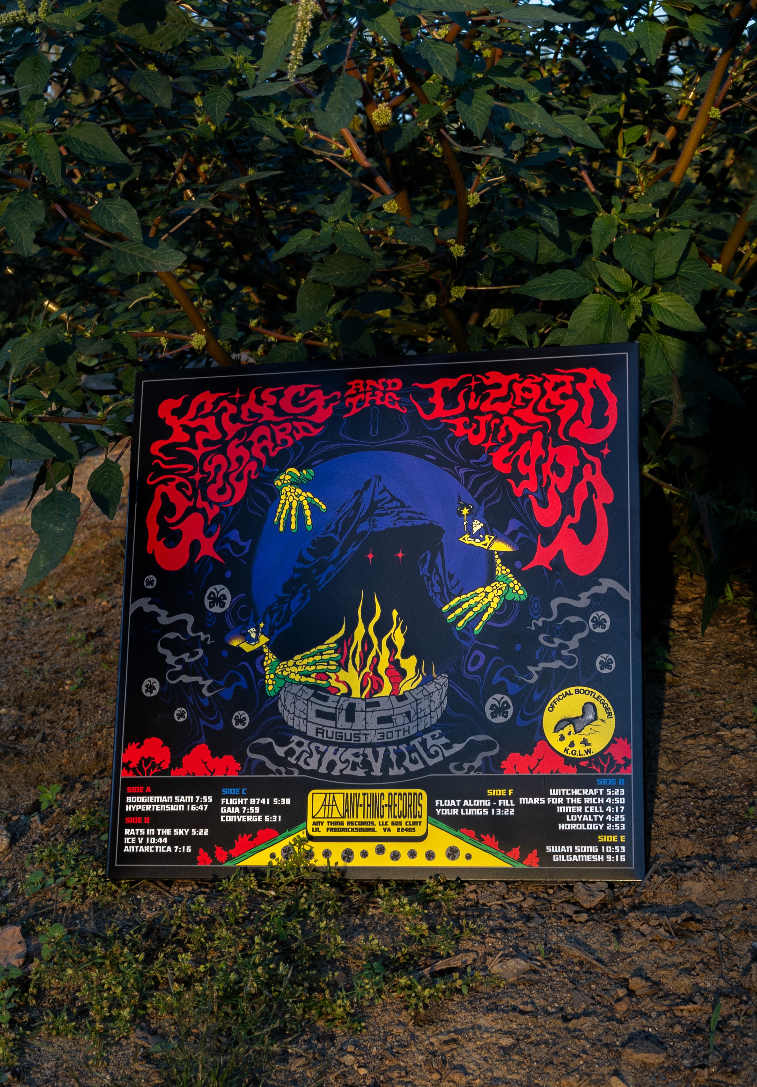 King Gizzard and the Lizard Wizard - Live in Asheville, NC 08/02/2024 (Bootleg By Any Thing Records) Lifestyle 4