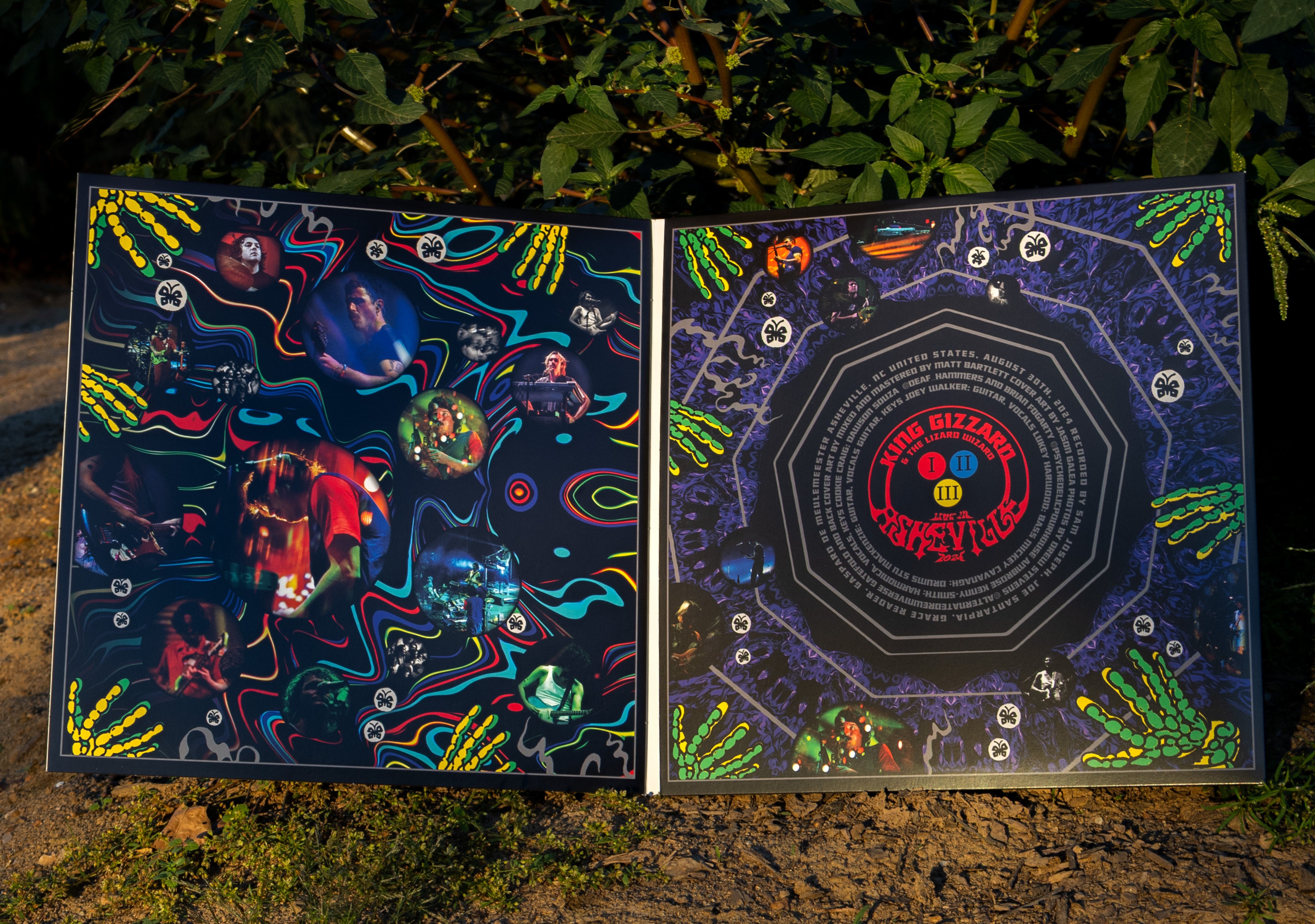 King Gizzard and the Lizard Wizard - Live in Asheville, NC 08/02/2024 (Bootleg By Any Thing Records) Lifestyle 7