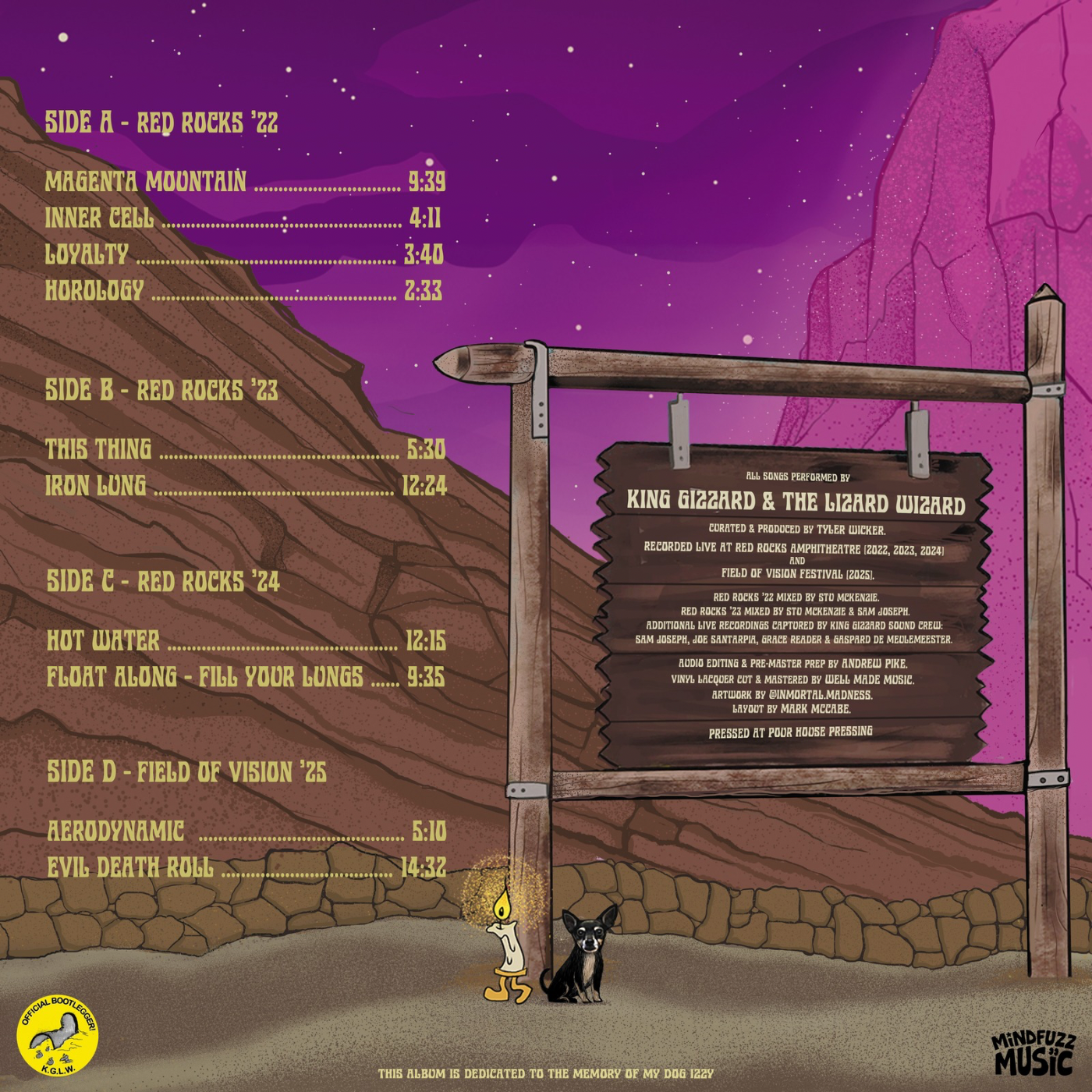 Gizz Trips Vol. 2: Rocky Mountain Death Roll - Adjacent Sun Edition Back