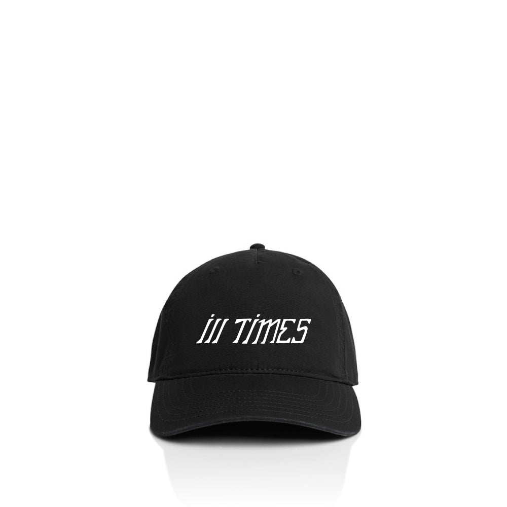 Ill Times Black Cap Front 