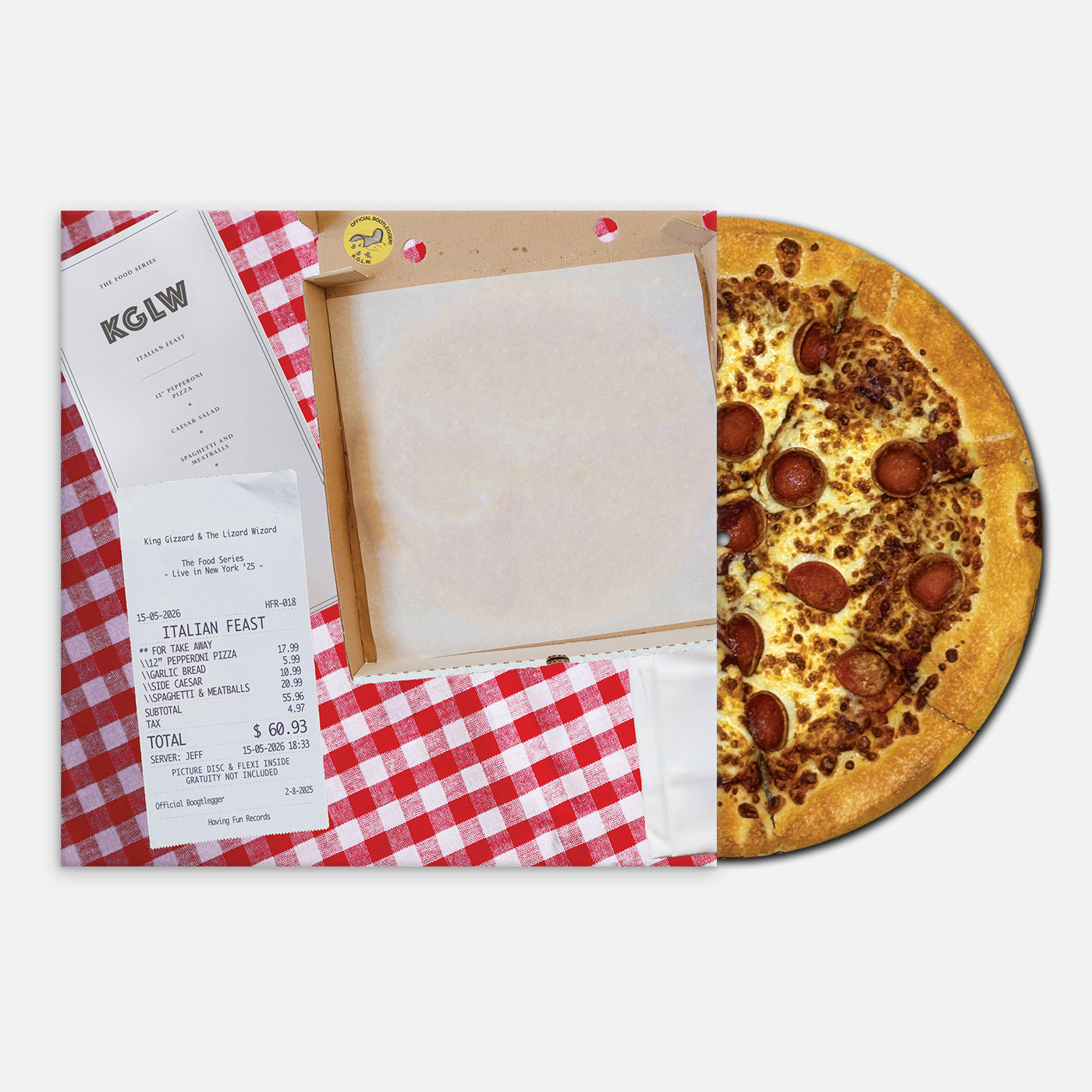 Italian Feast (Live In NYC '25) (Bootleg By Having Fun Records) Pizza