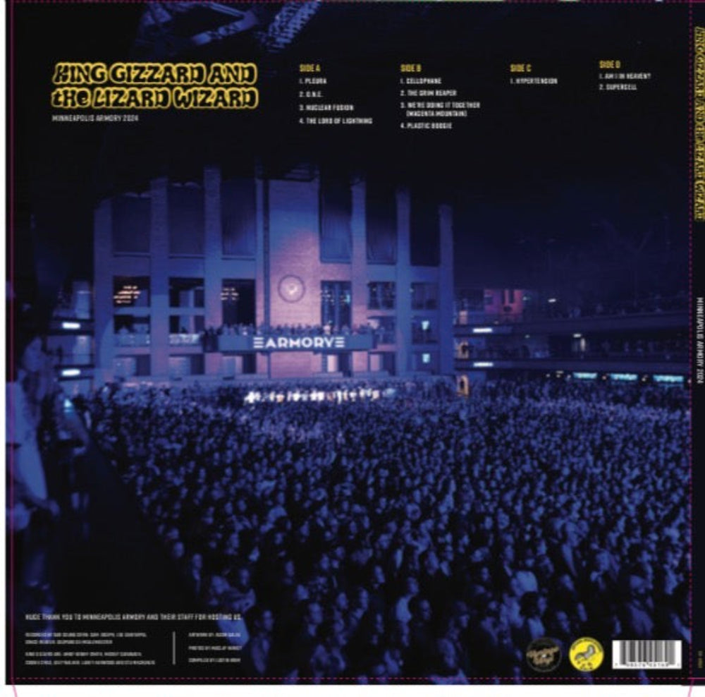 Live at the Minneapolis Armory - Limited Edition Opaque Purple Variant Back