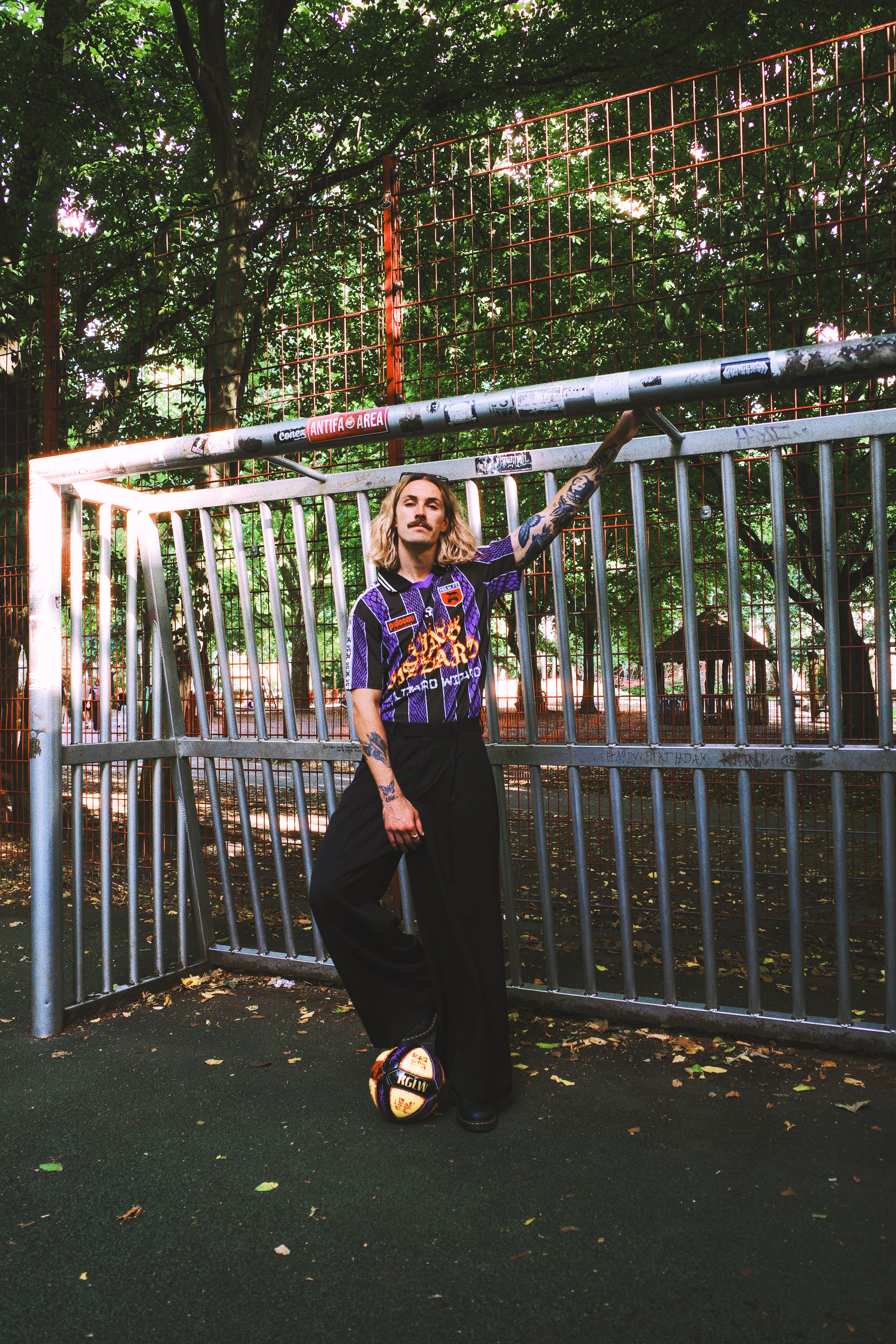 KGLW x MUNDIAL x R.SPORT Football Shirt - p(doom) records US