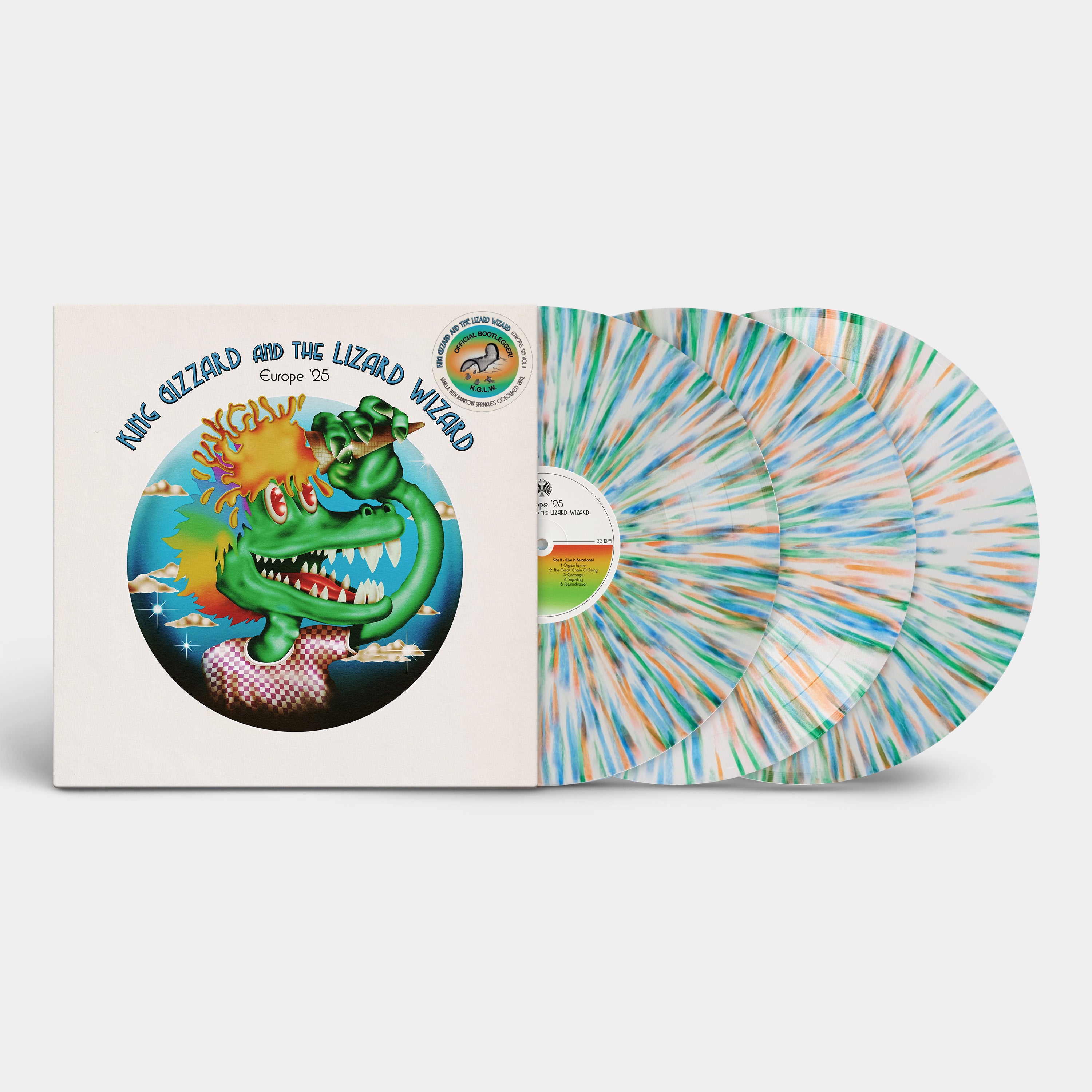 Europe '25 Vol. II - Rainbow Sprinkles Splatter