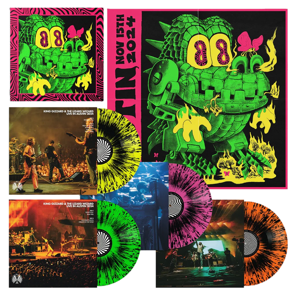 Live in Austin '24 4 LP Box Set Splatter Edition (Bootleg By The