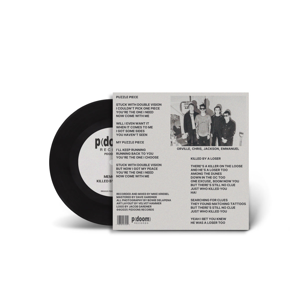 MEMO PST - Puzzle Piece b/w Killed By A Loser 7” Vinyl - p