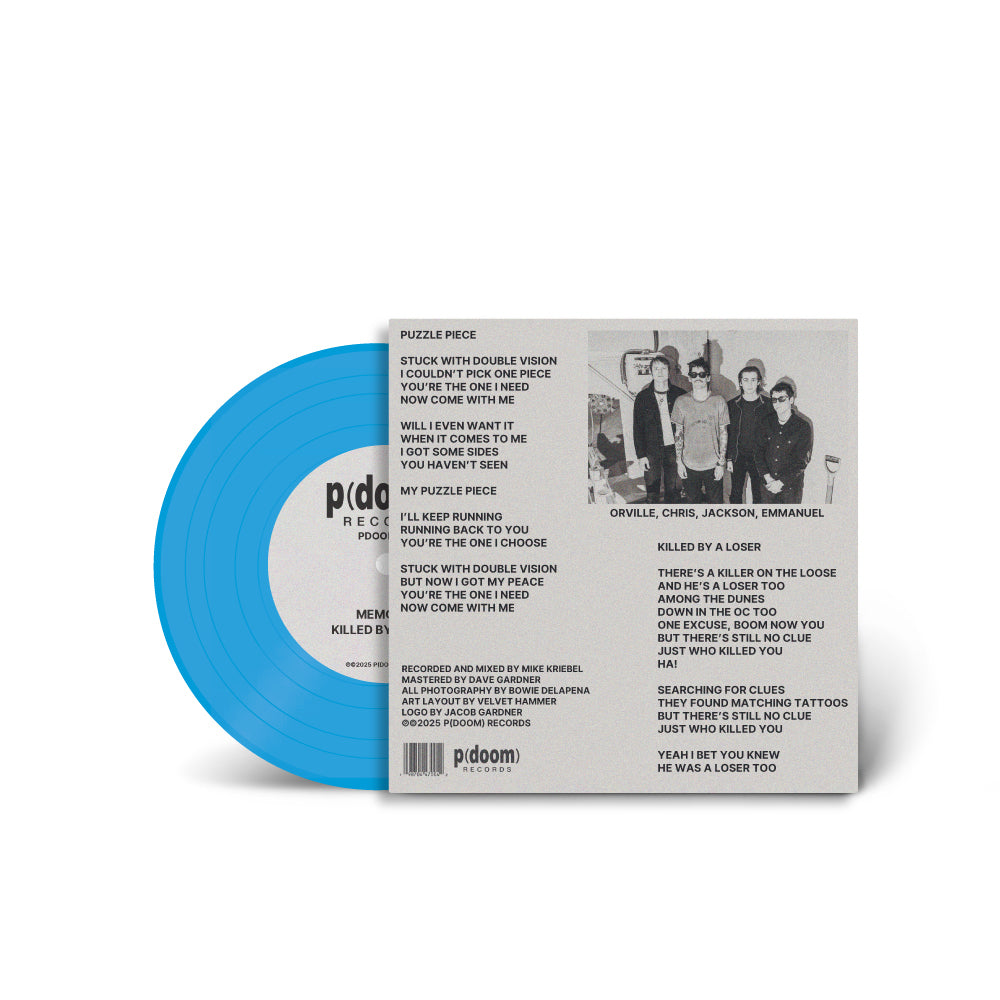 MEMO PST - Puzzle Piece b/w Killed By A Loser 7” Vinyl - p