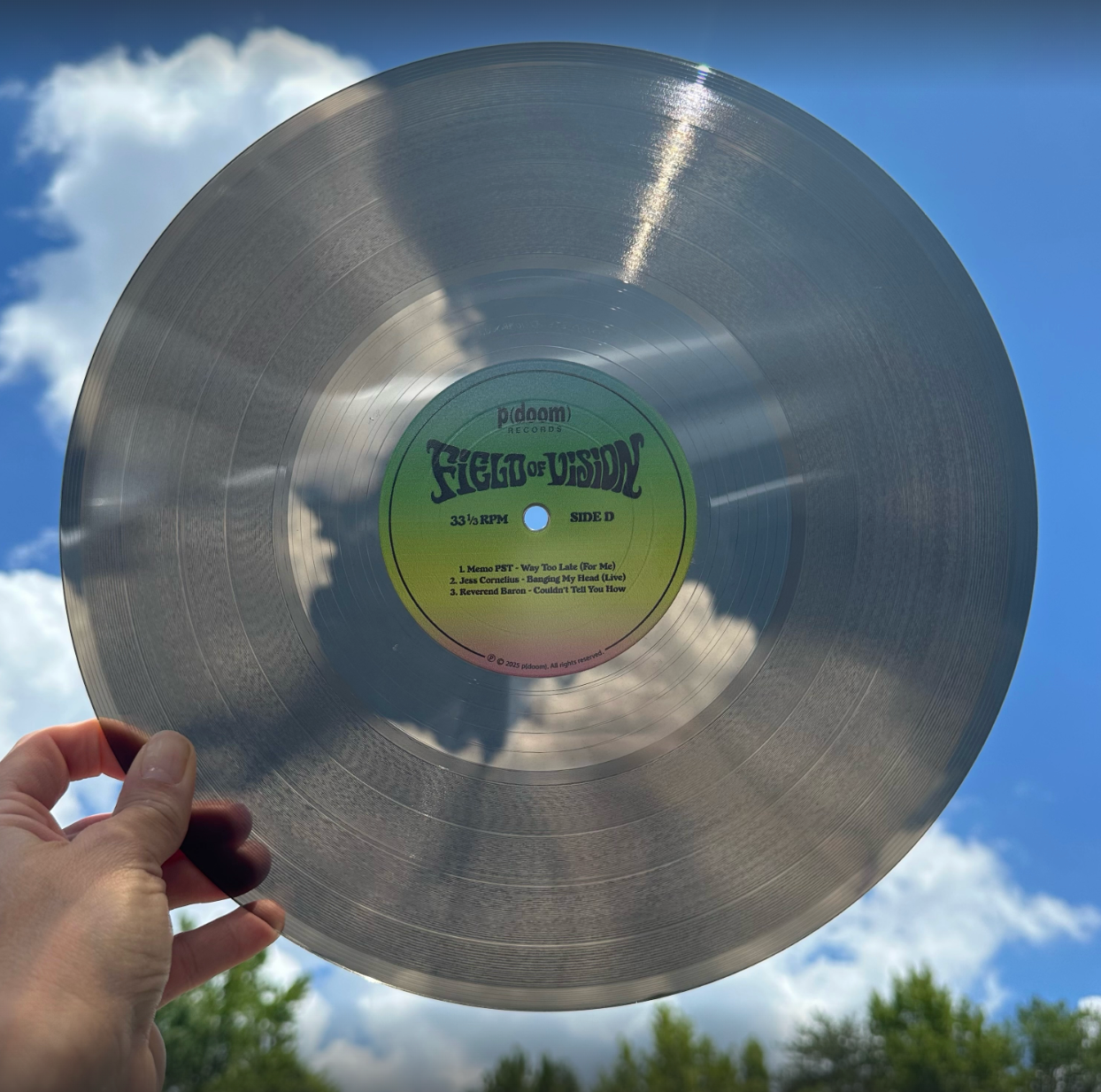 Field of Vision 2025 - 2xLP Translucent Black Lifestyle 4