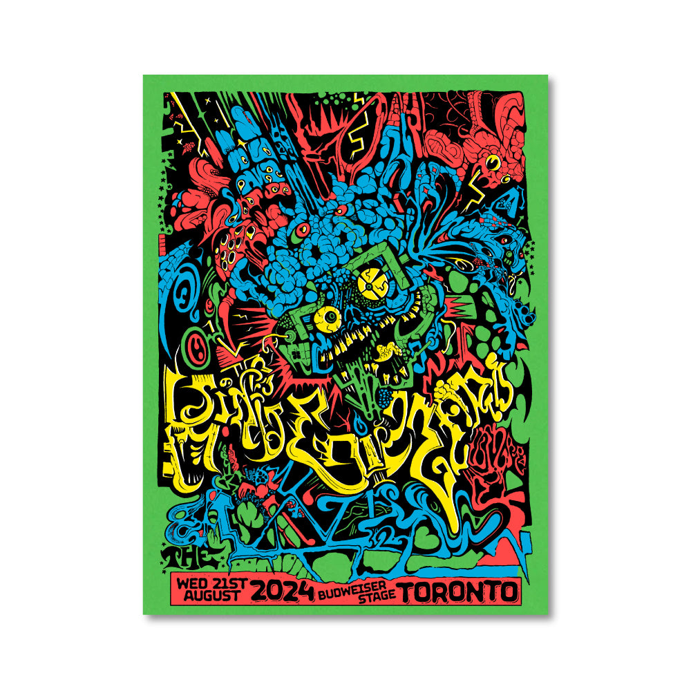 King Gizzard and the Lizard Wizard - Toronto online Poster - October 18 2022. #/230