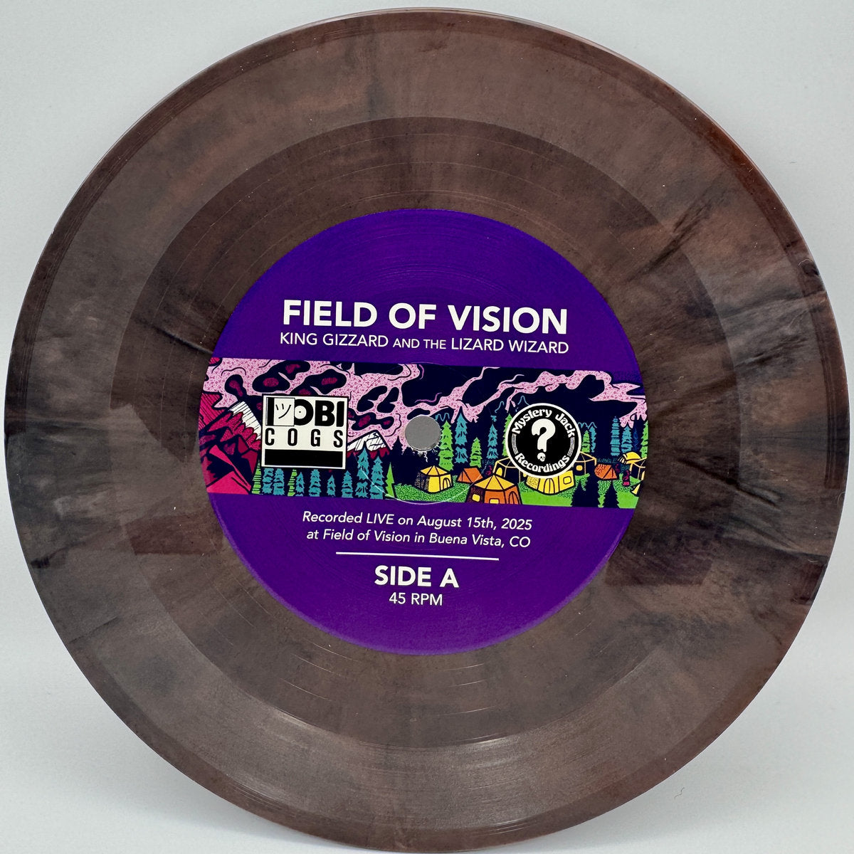 Field of Vision b/w Intrasport 7" (Live at Field of Vision '25) (Bootleg by Obicogs) - "Main Stage" Random Color Side A