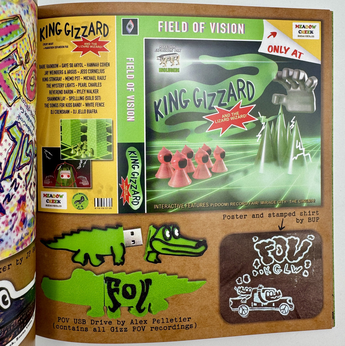 Field of Vision b/w Intrasport 7" (Live at Field of Vision '25) (Bootleg by Obicogs) - "Main Stage" Random Color Booklet