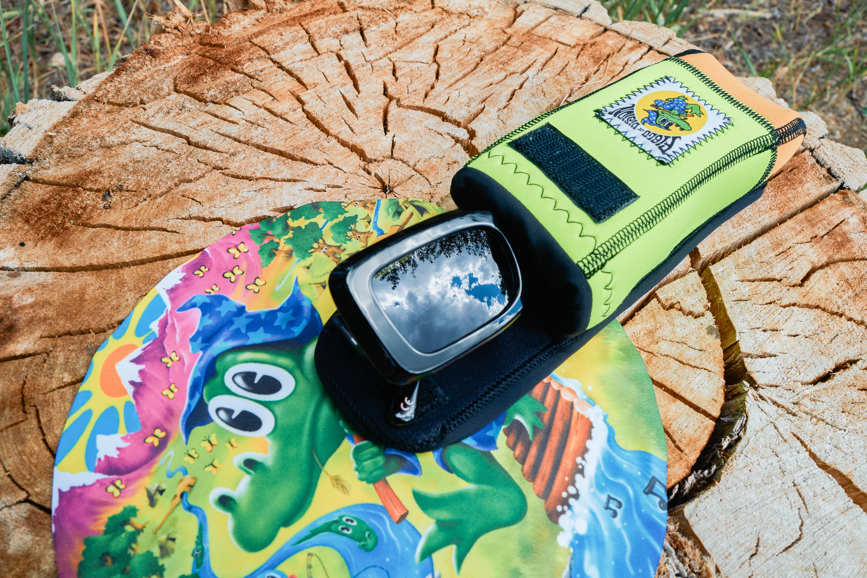 Radio Eyewear x KGLW Field of Vision Sunglasses - p(doom) records US